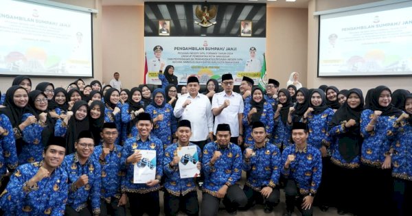 Lantik 167 PNS, Appi Minta ASN Baru Siap Kerja, Bukan Sekadar Cari Aman