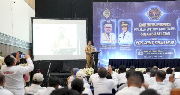 Hadiri Konferensi PWI Sulsel, Munafri Tekankan Pentingnya UKW dan Etika Jurnalistik