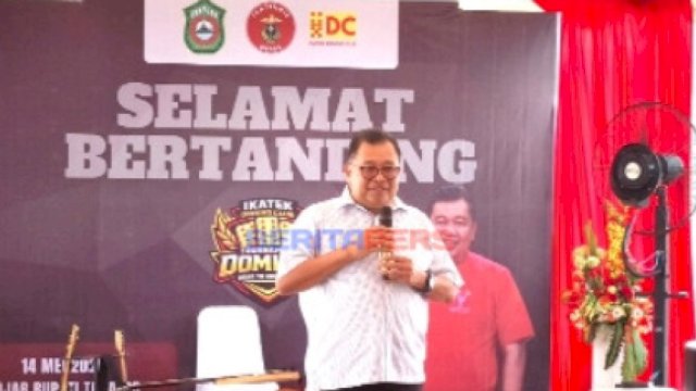Pererat Silaturahmi Lintas Generasi, Bupati Takalar Buka Turnamen Domino Ikatek Unhas 2026