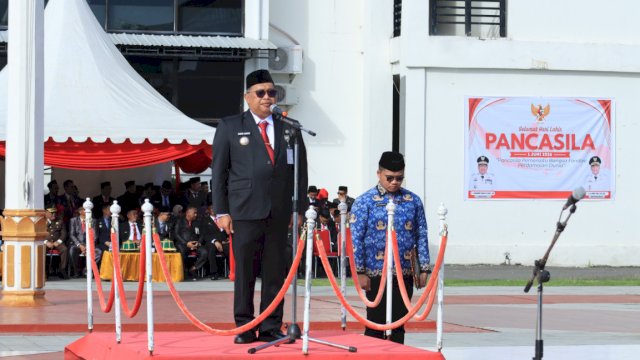 Bupati Takalar Pimpin Upacara Hari Lahir Pancasila 2026, Tegaskan Pancasila Fondasi Perdamaian Dunia