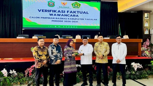 Pimpinan BAZNAS RI Pimpin Verifikasi Faktual Calon Pimpinan BAZNAS Takalar 2026&ndash;2031