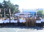 Perkuat Ketahanan Pangan, Bupati Takalar Serahkan Alsintan kepada Kelompok Tani Binaan Polri