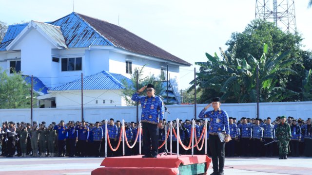 Bupati Takalar Pimpin Upacara Hari Kesadaran Nasional, Tekankan Disiplin dan Peningkatan Pelayanan
