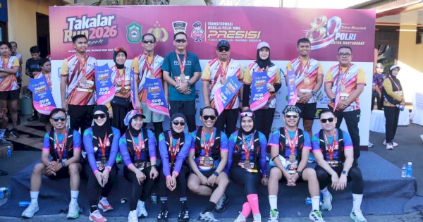 Takalar Run 2026 Semarakkan HUT Bhayangkara ke-80, Diikuti Ribuan Peserta