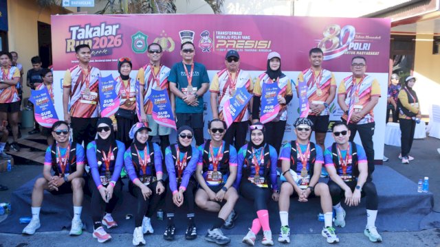 Takalar Run 2026 Semarakkan HUT Bhayangkara ke-80, Diikuti Ribuan Peserta