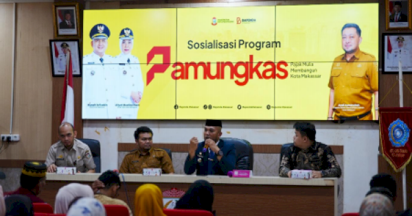 Sosialisasi PAMUNGKAS di Ujung Tanah, Bapenda Makassar Dorong Warga Lakukan Pendataan Pajak Secara Digital