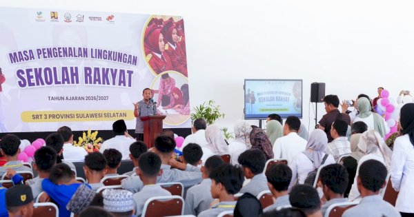 270 Siswa Dari 15 Kabupaten Kota di Sulsel Ikuti MPLS Sekolah Rakyat, Dibuka Gubernur Andi Sudirman 