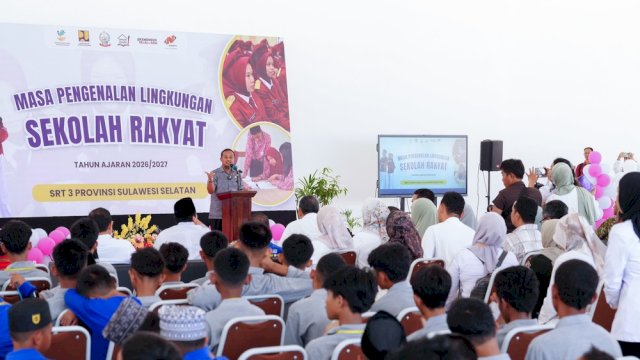 270 Siswa Dari 15 Kabupaten Kota di Sulsel Ikuti MPLS Sekolah Rakyat, Dibuka Gubernur Andi Sudirman&nbsp;