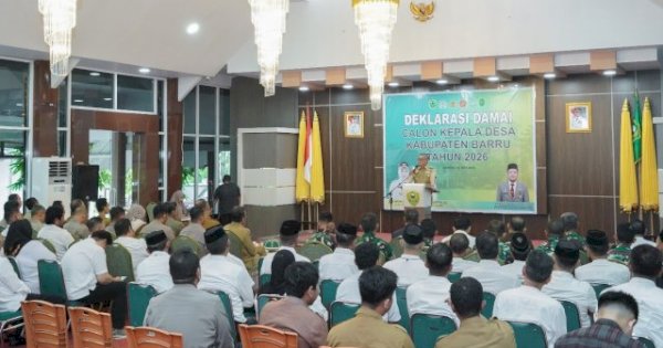 Deklarasi Damai Pilkades Barru 2026, Wabup Abustan: Persaudaraan Harus Tetap Terjaga