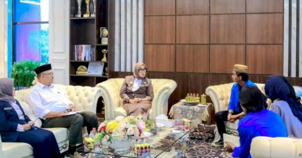 Terima Audiensi PMII, Bupati Barru Dukung Pelaksanaan PKD se-Indonesia Timur dan SKK Kopri