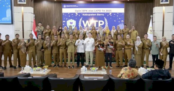 Pemkab Barru Pertahankan WTP 11 Kali Beruntun, Bupati Tegaskan Komitmen Tata Kelola Keuangan