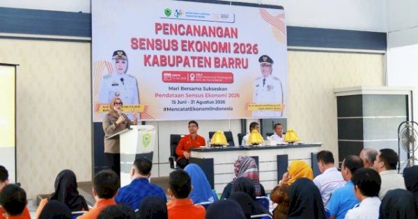 Bupati Barru Andi Ina Ajak Semua Pihak Sukseskan Sensus Ekonomi 2026 untuk Perkuat Pembangunan