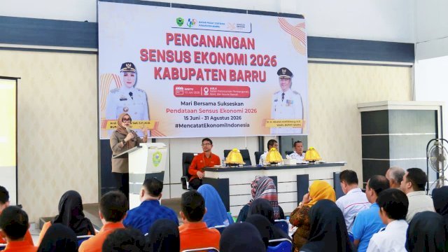 Bupati Barru Andi Ina Ajak Semua Pihak Sukseskan Sensus Ekonomi 2026 untuk Perkuat Pembangunan