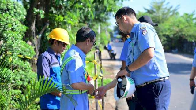 Plt Dirut Andi Syahrum Tinjau Pengalihan Jaringan Distribusi, Suplai Air Utara Kota Ditingkatkan