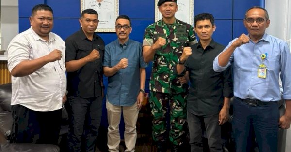 PDAM Makassar dan Yonkav-10 Bahas Peningkatan Layanan Air Bersih Asrama Prajurit