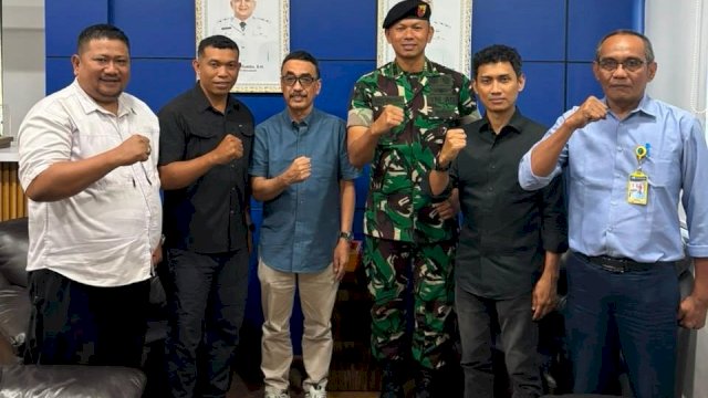 PDAM Makassar dan Yonkav-10 Bahas Peningkatan Layanan Air Bersih Asrama Prajurit