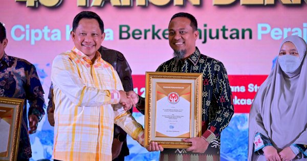 Mendagri Tito Apresiasi Sulsel Sukses Jadi Tuan Rumah Syukuran Dekranas ke-46 dan HKG PKK ke-54