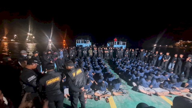 79 Napi Risiko Tinggi Dipindahkan dari Sulsel ke Nusakambangan