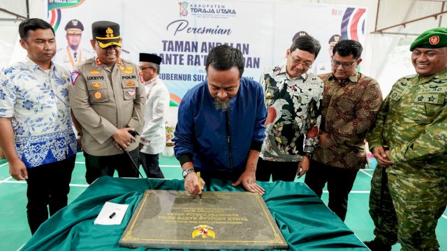 Gubernur Sulsel Dorong Taman Andalan Rante Ra&rsquo;da&rsquo; Toraja Utara Jadi Pusat Pembinaan Atlet