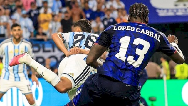 Dokumentasi duel Argentina versus Tanjung Verde di babak 32 besar Piala Dunda 2026. (Foto: Ig/@433) 
