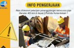 Antisipasi Kehilangan Air, PDAM Makassar Lakukan Penanganan Kebocoran Pipa 400 MM