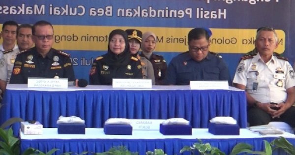 Bea Cukai Gagalkan WNA Malaysia Selundupkan 1 Kg Sabu Ke Makassar