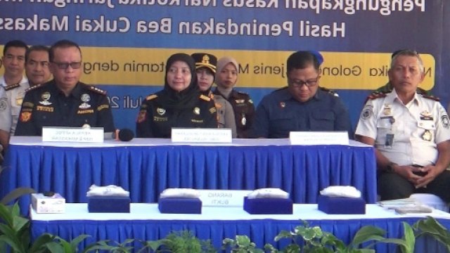 Bea Cukai Gagalkan WNA Malaysia Selundupkan 1 Kg Sabu Ke Makassar