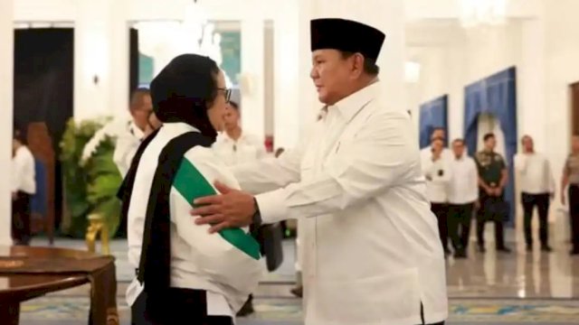 Nanik S Dayeng saat bertemu Presiden Prabowo Subianto. (Foto: FB/NSD) 