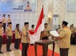 Wabup Muetazim Mansyur Resmi Pimpin Kwarcab Pramuka Maros, Siap Perkuat Pembinaan Generasi Muda