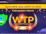 Pemkab Maros Kembali Raih Opini WTP atas LKPD Tahun Anggaran 2025