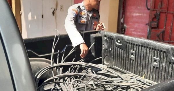 Polsek Tamalate Amankan Pelaku Pencurian Kabel Ruko Kosong, 1 Orang DPO