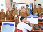 Bupati Barru Pantau Ujian Sekolah, Tekankan Peran Doa Orang Tua