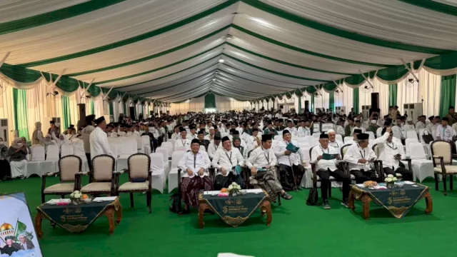 Suasana Sidang Pleno I Muktamar ke-35 NU, di Pesantren Bahrul Ulum Tambakberas, Jombang. Foto: istimewa