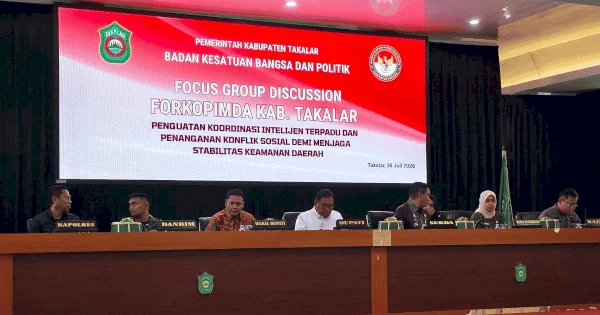 Bupati Daeng Manye Buka FGD Forkopimda Takalar, Perkuat Koordinasi Intelijen Terpadu