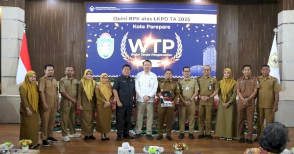 Parepare Kembali Raih Opini WTP, Tasming Hamid: Bukti Komitmen Tata Kelola Keuangan yang Akuntabel