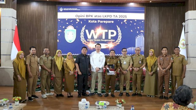 Parepare Kembali Raih Opini WTP, Tasming Hamid: Bukti Komitmen Tata Kelola Keuangan yang Akuntabel