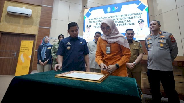 Wali Kota Tasming Hamid Resmi Canangkan Sensus Ekonomi 2026 di Parepare, Ajak Semua Pihak Berpartisipasi