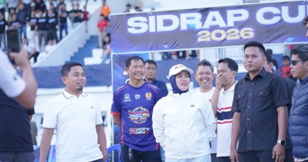 Wali Kota Tasming Hamid Saksikan Persipare Hadapi Ompong FC pada Sidrap Cup 2026