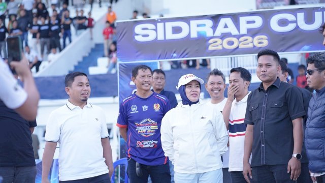 Wali Kota Tasming Hamid Saksikan Persipare Hadapi Ompong FC pada Sidrap Cup 2026