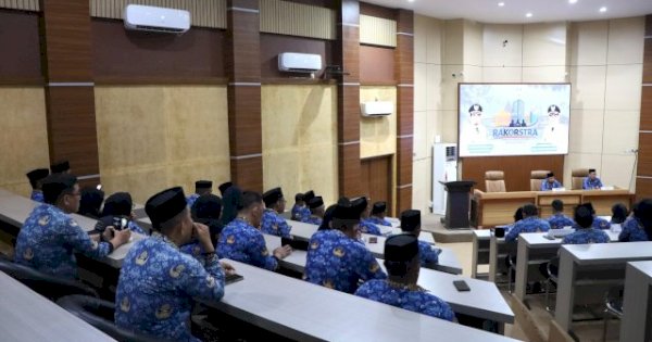 Wali Kota Tasming Hamid Pimpin Rapat Koordinasi Strategis, Tekankan Sinergi Perangkat Daerah