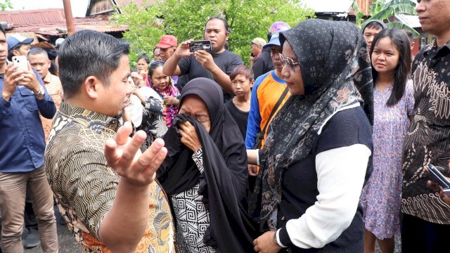 Tasming Hamid Tinjau Lokasi Kebakaran di Jalan Mayor Haddade, Pastikan Korban dan Penanganan Maksimal