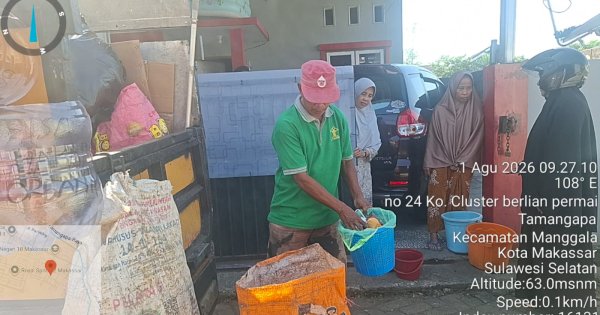 Pemilahan Sampah di RT 04 Tamangapa Libatkan Seluruh Kelompok, Kini Jadi Percontohan