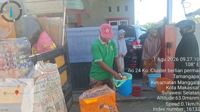 Pemilahan Sampah di RT 04 Tamangapa Libatkan Seluruh Kelompok, Kini Jadi Percontohan