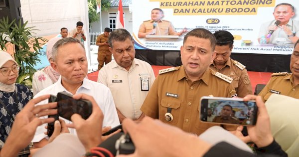 Dua Kelurahan Makassar Jadi Pilot Project Sadar HAM, Appi Harap Jadi Replikasi ke 153 Kelurahan