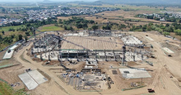 Progres Pembangunan Stadion Sudiang Mendekati 20 Persen, Pekerjaan Struktur Tribun Terus Dipacu