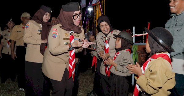 Bupati dan Wabup Barru Tinjau Perkemahan Pramuka di Balusu dan Soppeng Riaja