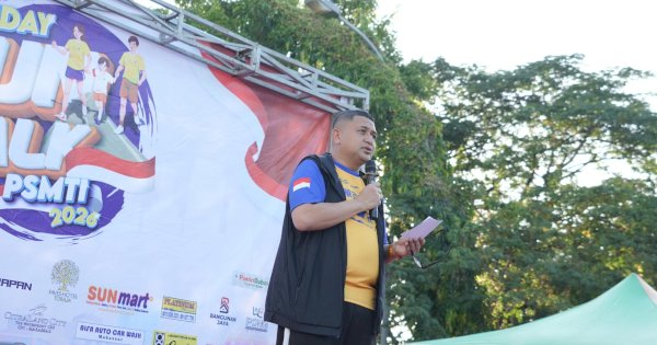 Wali Kota Appi Tekankan Pentingnya Persatuan dan Kebersamaan di FunWalk PSMTI Sulsel