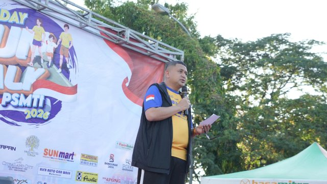 Wali Kota Appi Tekankan Pentingnya Persatuan dan Kebersamaan di FunWalk PSMTI Sulsel