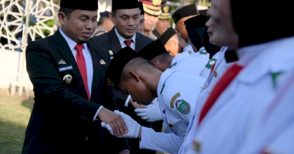 Paskibraka Parepare 2026 Resmi Dikukuhkan, Tasming Hamid Tekankan Disiplin dan Nasionalisme