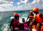 Pemuda Terjatuh Dari Kapal Jolloro di Perairan Pasi Mabborong Sinjai, Tim SAR Lakukan Pencarian